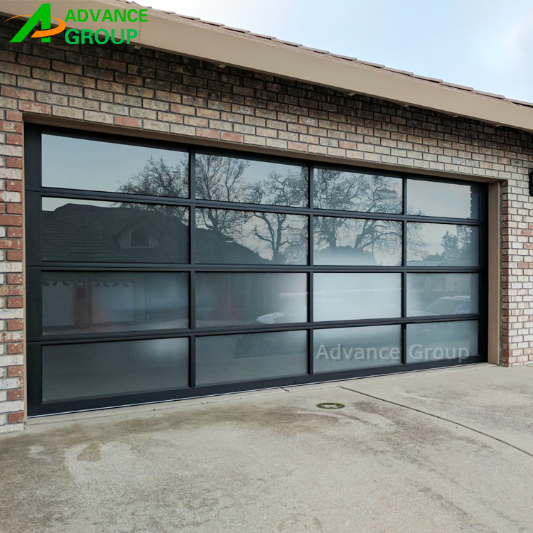 USA Standard Aluminum Glass Garage Door