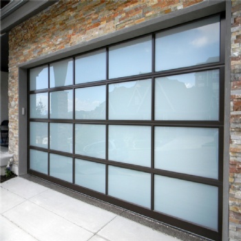 2021 New Model Full View Aluminum Glass Garage Door