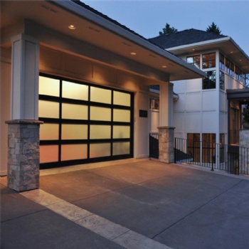 2021 New Model Full View Aluminum Glass Garage Door