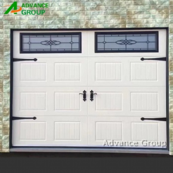 Carriage Style Galvanized Steel Garage Door