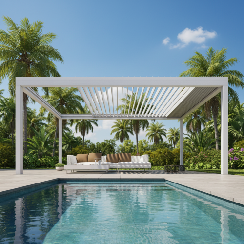Retractable Aluminum Pergola