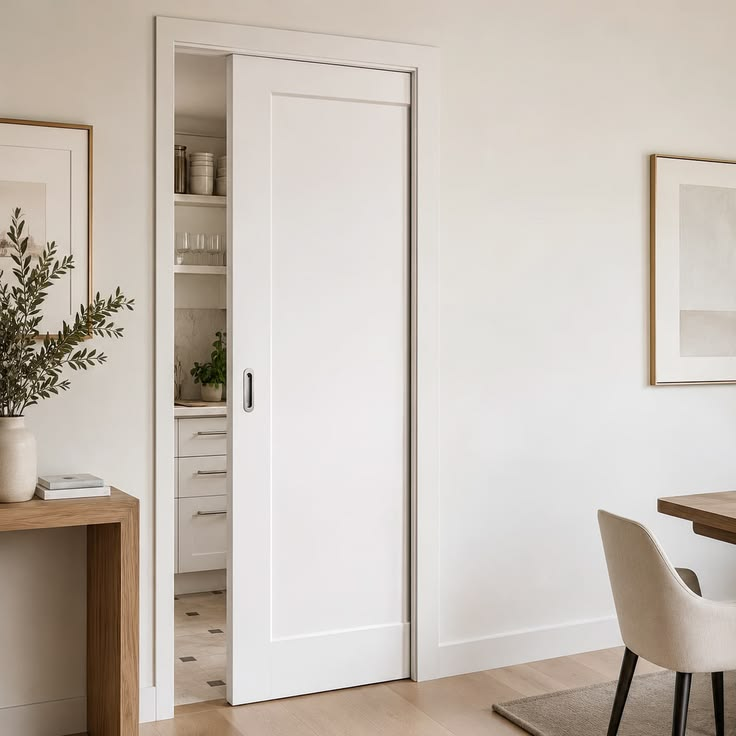 Pocket Door Interior Wooden Door