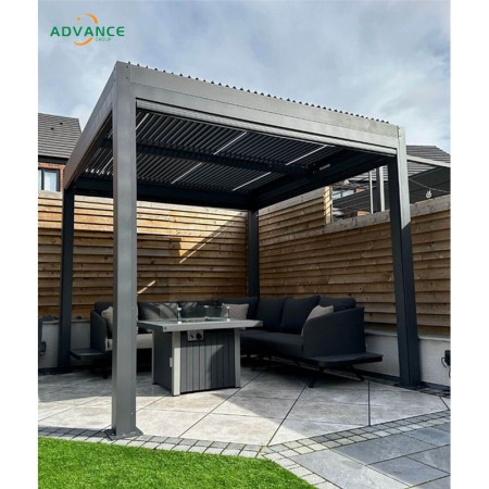 High Quality  Motorized Aluminum Pergola 1
