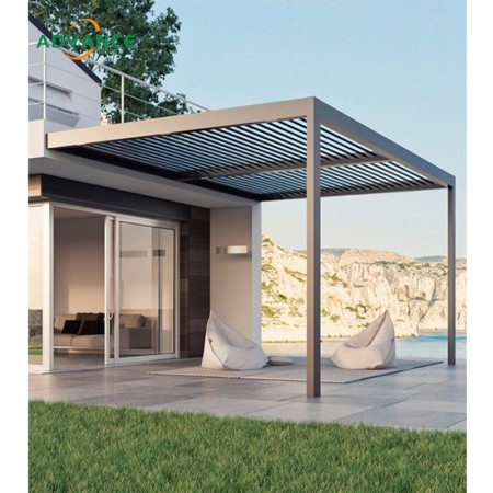 High Quality  Motorized Aluminum Pergola 5