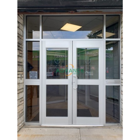 Premium Aluminum Storefront Doors for Modern Commercial Architecture 4