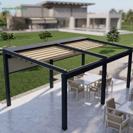 PVC Retractactable Pergola 1