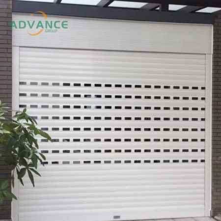 Vented aluminum roller door 1