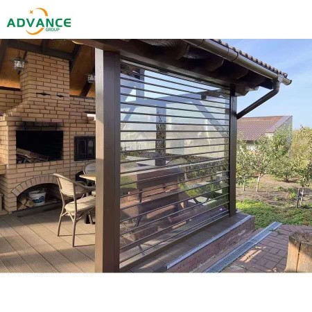 Transparent roll up door 2