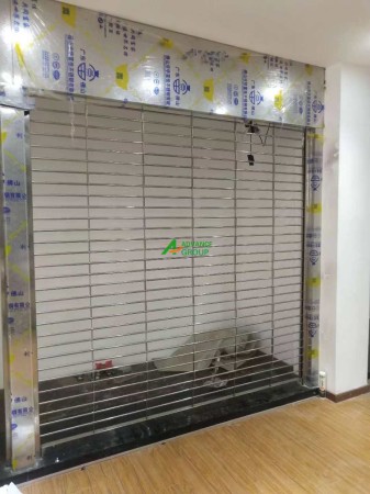 Stainless steel grille roll up door 1